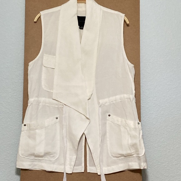 Sanctuary whole linen rayon vest medium - Picture 1 of 9